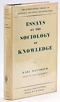 Essays on the Sociology of Knowledge B001O2W4CA Book Cover