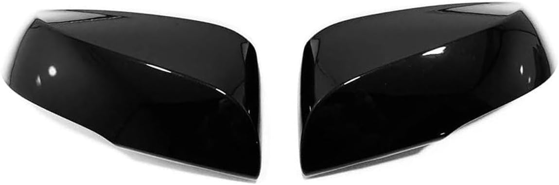 2pcs for Toyota Sienna 2021 2022 2023 2024 Front Rearview Mirror Cover Trim, Glossy Black Right Passenger Left Driver Side Door Wing Mirror Exterior Protect Decoration Accessories