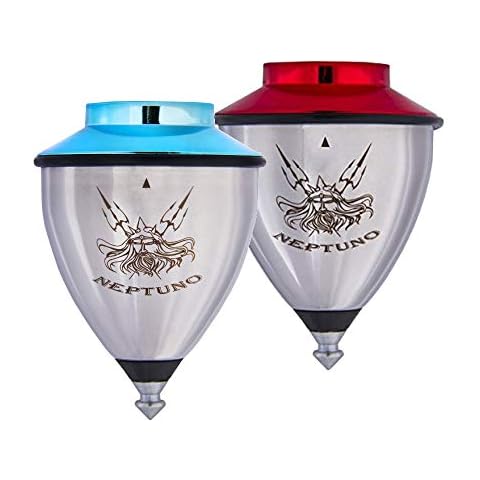 Trompo Neptuno Roller de acero inoxidable con doble rodamiento y cuerda incluida Cover