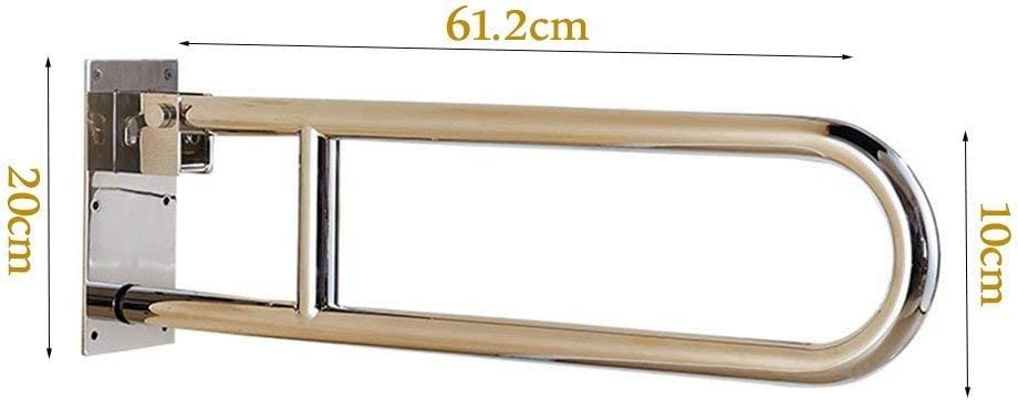 Barre d'appui pliable pour éviter les chutes dans la douche et les WC