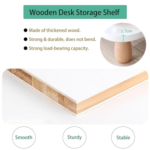 Support de moniteur d'angle en bois résolvant le manque de place sur le bureau - 5