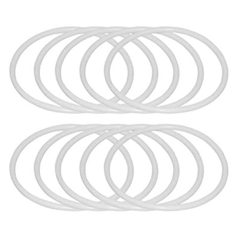 Healifty Anillos de plástico Aros Anillos de macramé Atrapasueños Cover