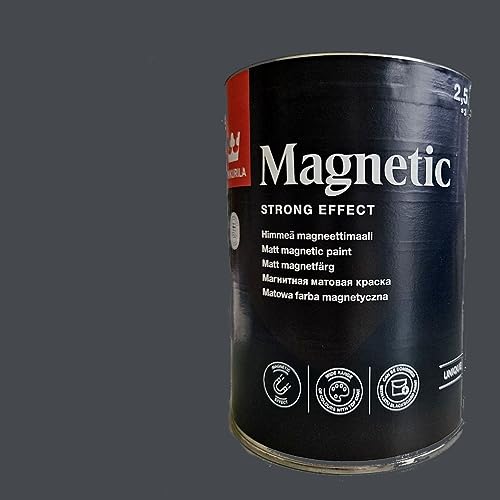 TIKKURILA Magnetische Farbe Wandfarbe Farbe Magnetic Color Grau 2,5L