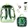 BIOWORLD Unisex Minecraft Creeper 5- Piece Backpack set (Little Kid/Big Kid), Green, One size