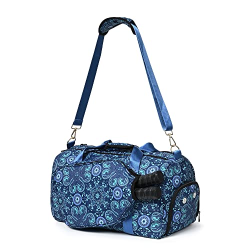 Image of Boulder Bee Pickleball Bags, Premium Pickleball Tote Bag for Girls, Women's Hand /Shoulder Gym Bag w Water Bottle Holder, with Pickleball Racquet /Paddle Holder