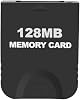 Ruitroliker 128MB Memory Card Compatible for Wii GameCube NGC GC console Black
