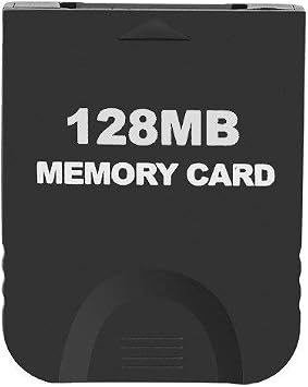 128MB Memory Card Compatible for Wii NGC GC console Black