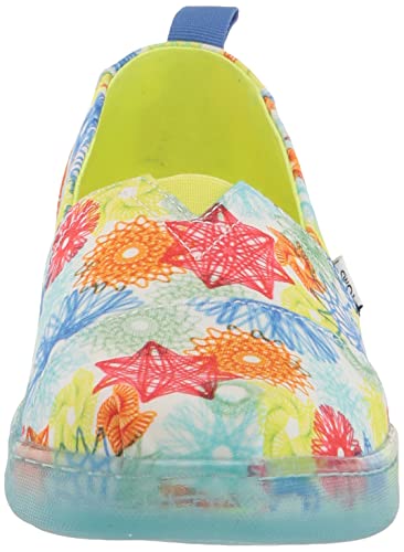 Image of TOMS Kids Tiny Foil Unicorn Tie-Dye Knit Alpargata (Toddler /Little Kid)