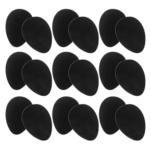 Coussinets silencieux pour talons hauts anti-bruit et semelles anti-glisse ovales 3mm