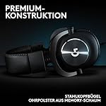 Logitech G Pro X SE Kabelgebundenes Gaming Headset mit Mikrofon: Abnehmbares Mikrofon, DTS Headphone:X 7.1, inkl. USB DAC, für PC, Xbox One, Xbox Series X|S, PS5, PS4 - Schwarz – Bild 4