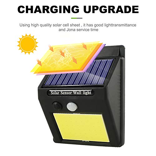 4 Pezzi Faretto LED da Esterno con Sensore di