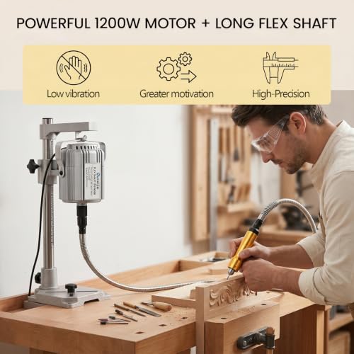 1200W Flex Shaft Rotary Tool