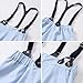 SANGTREE Baby Boy Suit Wedding Ring Bearer Outfits Vest Short Sleeve Bowtie Shirt Suspender Summer Gentleman Shorts Sets Linen Blue01 18-24 Months = Tag 90