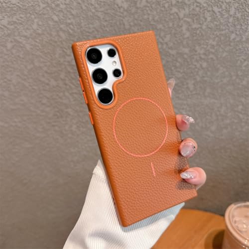 Coque Samsung S23 Plus cuir litchi : protégez votre mobile avec style