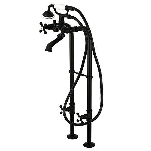 Kingston Brass CCK266K0 Kingston Tub Faucet, 32-5/8 Inch Length, Matte Black