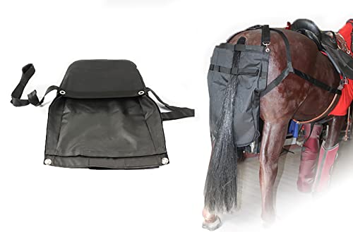 Bolsa para estiércol de caballo en cuero resistente con protección total 2