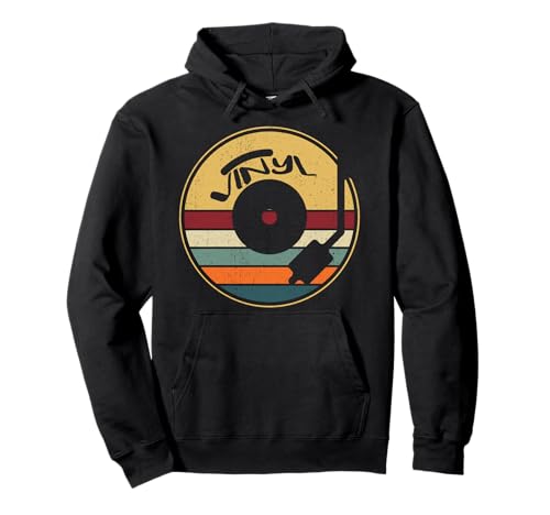 Retro Vinyl Record - Vintage Vinyls LP Record Pullover Hoodie