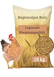 Legemehl 15 kg, gentechnikfreies Hühnerfutter für Legehennen- Premiumqualität
