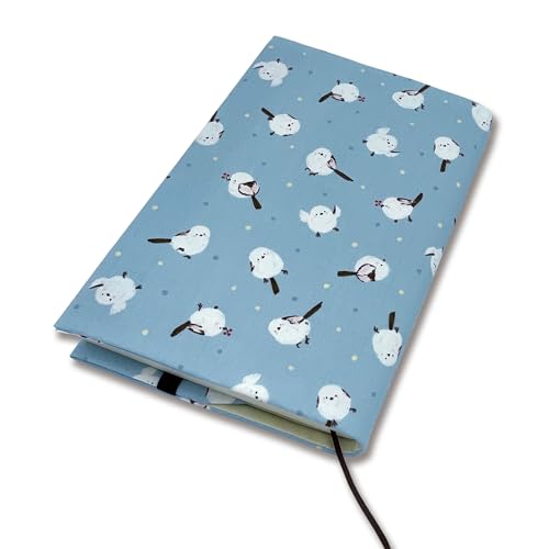 Cadeau de lecture élégant couverture de livre japonaise Hokkori B6 bleu clair
