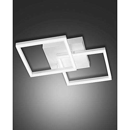 Fabas Luce LED Wandleuchte BARD, inkl. Smartluce, 1x 39W, 3000K, 3510lm, IP20, weiß