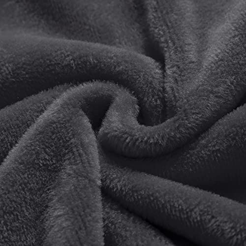 Xiaowhite Long Fleece Lined Winter Skirts Casual Elastic Waist Aline Maxi Warm Skirts (Dark Grey, XX-Large) - Image 7