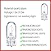 Arwrilt 10 PCS Car T10 168 192 Small Bulbs, Instrument Cluster Led Light Bulbs, Indicator Light Micro Bulb Parts, Universal Long Life Miniature Led Bul for Cars (White)