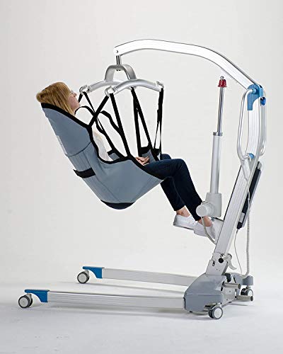 Patient Aid Padded U-Sling With Head Support, Universal Patient Lift Sling, Size Medium, 125-225 Lbs Capacity #TOP5