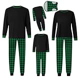 VS&LLWQ Family Christmas Pjs Matching Sets Christmas Pajamas for Family Christmas Elf Pjs Holiday Xmas Jammies Set(#104-Women, Large)