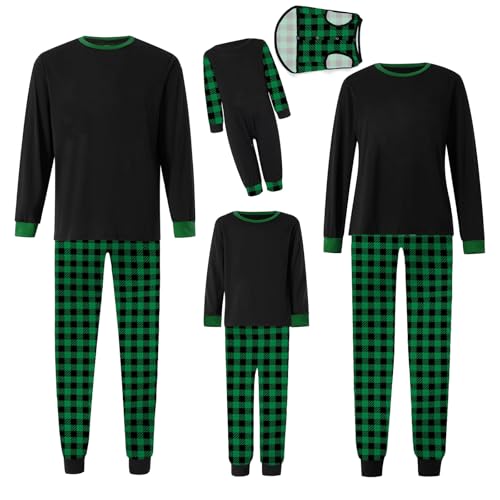 VS&LLWQ Family Christmas Pjs Matching Sets Christmas Pajamas for Family Christmas Elf Pjs Holiday Xmas Jammies Set(#104-Women, Large)