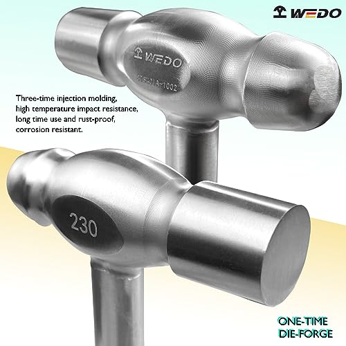WEDO Ball Pein Hammer,8oz Stainless Steel Ball Pein Hammer with Stainless Steel Handle,Length 220mm,Rust Proof,Corrosion Resistant Drilling Hammer,Environmental friendly - Image 4