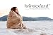 heimtexland ® Super Flauschige Sherpa Fell Kuscheldecke Samt Flanell Wohndecke Dick Warm 200x150 cm Ökotex Typ781 Anthrazit Grau
