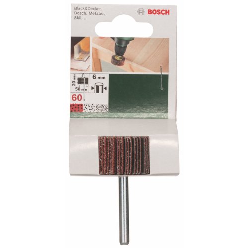 Roue à lamelles Ø 50 x 20 mm G60 cylindrique - vue 2