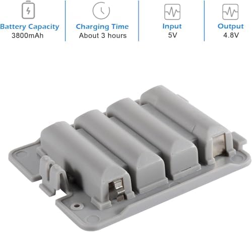 3800mAh Rechargeable Battery Pack & Cable for Wii Fit Balance Board — 사진 2