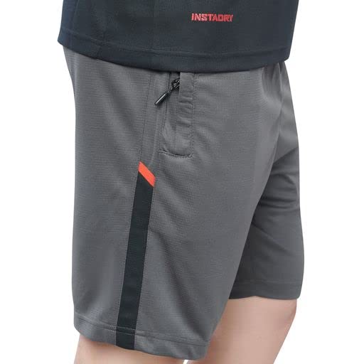 Image of Berge' Men's Instadry Dryfit Polyester Lightweight Soft Fabric Long Shorts With Secure Zipper Pockets for Casual Sports, Running, Gym, Jogging | Half Pants