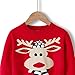 Kids Ugly Christmas Sweater Girls,Ugly Christmas Sweater Kids Xmas Holiday Outfit Funny Santa Sweaters Cute Reindeer Matching Boys Toddler Girl Plus Size 03 Red 130