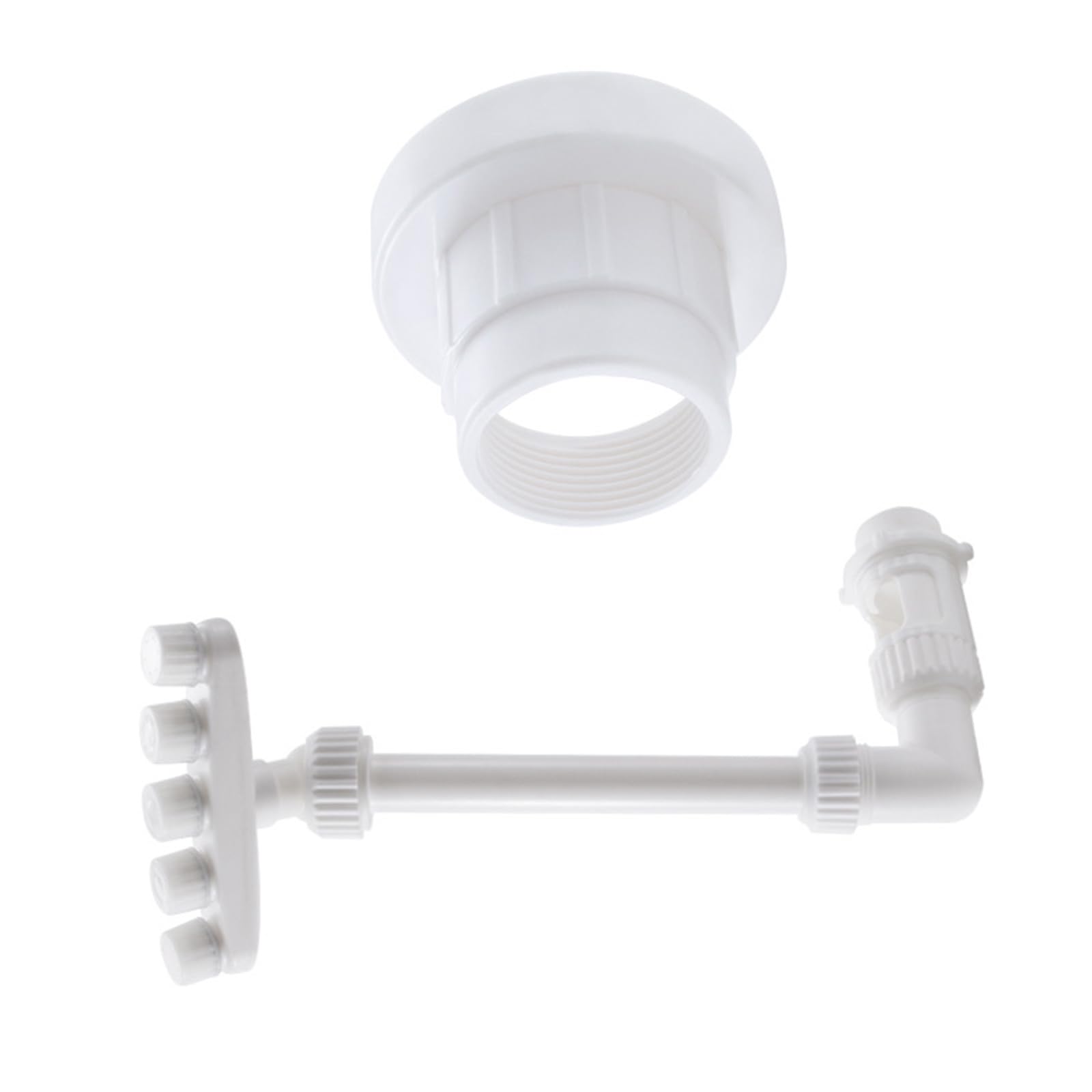 Buxuaaaa A Pool Fountain With 5 Nozzles Swimming Pool Water Fountain Waterfall Sprinkler For Fish Pond Garden Five Nozzles Waterfall Sprinkler For Cooling Sprayers