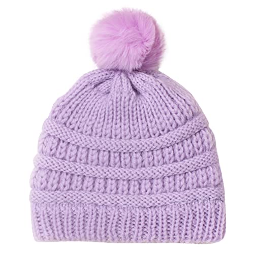 Boys Girls Winter Hat Knitted Thermal Beanies Hat Infant Beanie Caps Soft Toddler Hat Kids Winter Hat Infant Hats