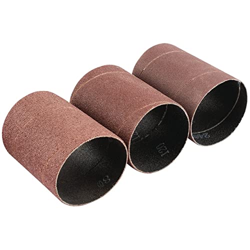 Image of Draper 93358 93358 Pack of Three Assorted Grit Aluminium Oxide Sanding Sleeves (45 x 60 mm)