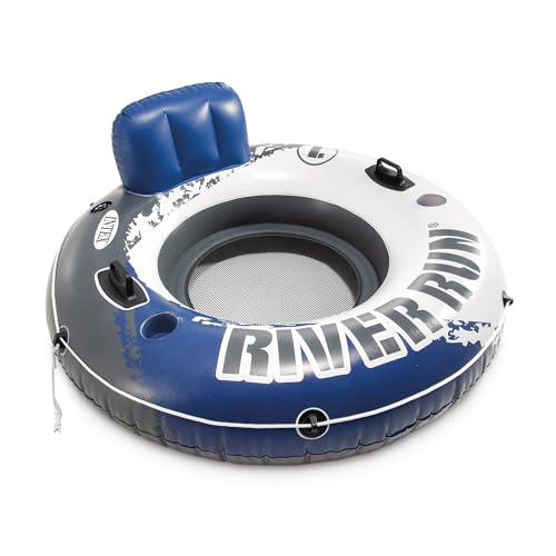 Intex - Jeu d'eau et de plage - Fauteuil Bouée Géante River Run - Ø 135 Cm