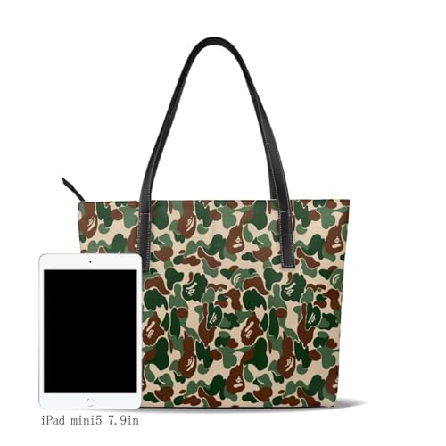Sac de travail léger imperméable contre la pluie grand sac fourre-tout camouflage femme - 3