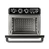 G3 Ferrari G10221 Forno Air Fryer Multifunzione 32 L, 2000 W, 5 Programmi di Cottura, 6 Resistenze, Temperatura Regolabile fino a 230 °C, Display con Timer, Accessori Inox Senza BPA/PFOA, Nero-Argento