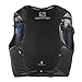 Salomon ADV Hydra 4 Chaleco de Hidratación Unisex, con Botella Blanda (2 x 500ml), Trail Running, Trekking y Senderismo, Negro, Extra Large