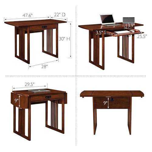 Image of Leick Home Mission Desk, 32 inch, Mission Oak