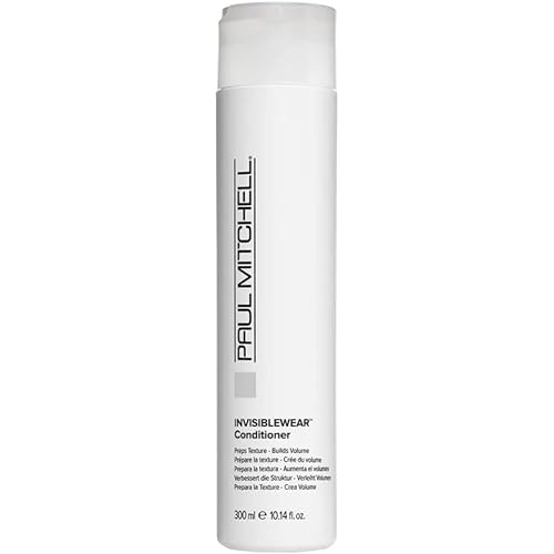 Paul Mitchell Invisiblewear Conditioner, Preps Texture + Builds Volume, For Fine Hair (Pack of 1)