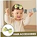 2Pcs Green Hair Bow Clips for Durable Headband Bows Easy to Use Accessories for Newborns for All Ages