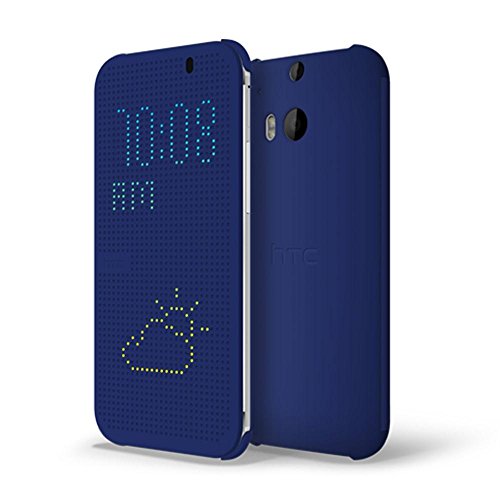 HTC G086M10A1   Funda con tapa para HTC One (M8) azul