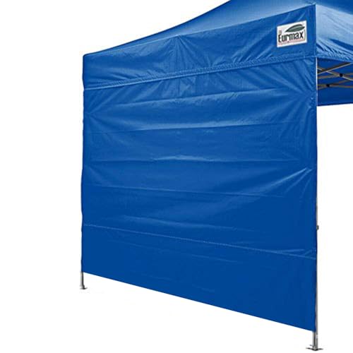 Image of Eurmax USA 10x6.4 Pop Up Canopy SunWall-UV Protection for Tents,Blocks Sunlight&Wind,Water Resistant Side Wall Only,Easy Hook & Loop Installation,Fit for 10FT Straight Leg Shelters&Gazebo,Royal Blue
