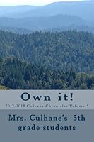 2017-2018 Culhane Chronicles Volume 5 1717383955 Book Cover