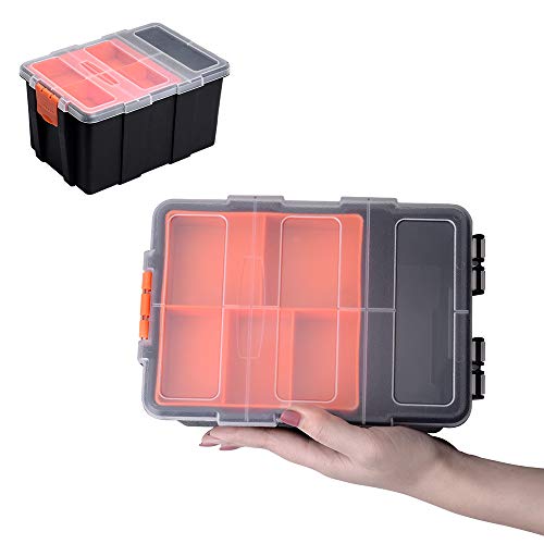 Sortimentskasten Set - 4-teilig - Sortierkasten - Organizer - Stapelbarer Werkzeugkasten - Werkzeugbox, Werkzeugkiste – Bild 4