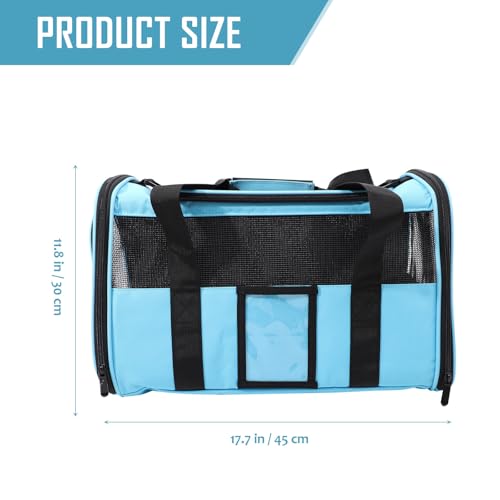 Sac de transport pour chat pliable CLISPEED de grande capacité avec filet de ventilation - 3
